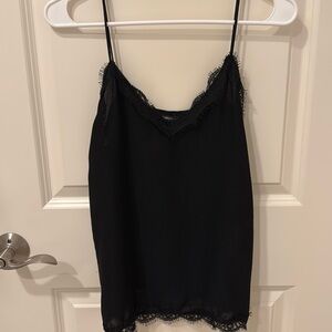 Zara Black Camisole with lace trim